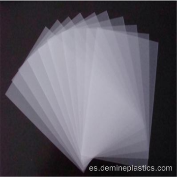 Película de policarbonato transparente de buena flexibilidad para placas de identificación